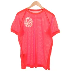 パーリーゲイツ PEARLY GATES Tシャツ 5 橙色 オレンジ 半袖 メッシュ ゴルフ ロゴプリント /SCのサムネイル