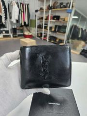 付属品完備】サンローラン クロコ型押し トラッカーウォレット エディ