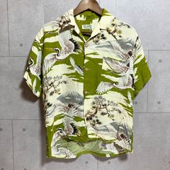 旧ドゥニーム ニワトリ 鶏 柄 アロハ ハワイアン シャツ aloha