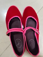フラベラス ツアーベルベット MARY JANE レッドピンク シューズ _240のサムネイル