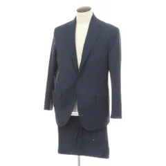 【中古】デペトリロ DE PETRILLO ウール 3つボタンスーツ ネイビー【サイズ50】【メンズ】のサムネイル