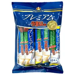 やおきん プレミアムうまい棒 モッツアレラ&カマンベール 90g(9g×10本)×12本入×(2ケース)| 送料無料 お菓子 スナック菓子 駄菓子 うまい棒 プレミアム モッツアレラ カマンベール ストック おやつ スイーツ おつまみ ケース買い まとめ買いのサムネイル