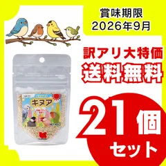 【訳アリ・送料無料】鳥の餌 自然派宣言 キヌア 40g×21袋セット 賞味期限：2026年9月 鳥の餌 セキセイインコ 文鳥 オカメインコ 中型インコ 大型インコ  カナリアのサムネイル