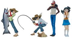 DIGSTA 釣りキチ三平 フィギュア 全4種 三平vsキングサーモン ユリッペ