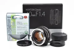 ■ 美品 ■ フォクトレンダー Voigtlander NOKTON Classic 40mm f1.4 S・C VMマウント 《動作確認済・元箱・》ライカ Mマウント #A1322のサムネイル