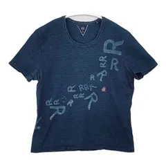 45R/45rpm Rロゴ インディゴ 半袖Ｔシャツ カットソー ネイビー レディース フォーティーファイブアールピーエム【中古】6-0605S∞のサムネイル