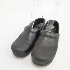 dansko PROFESSIONAL サイズ37 レザー 厚底 サボ シューズ・靴 ブラック レディース ダンスコ【中古】6-0605G◎のサムネイル