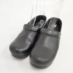 dansko PROFESSIONAL プロフェッショナル サイズ37 レザー 厚底 サボ シューズ・靴 ブラック レディース ダンスコ【中古】6-0605G◎のサムネイル