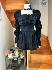 完売 regleam リグリーム パフ バックリボンブラウス - メルカリ
