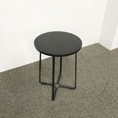 □ボーコンセプト□カルタヘナ サイドテーブル プライウッド 黒 単品