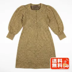 Toyoko Saito 斉藤都世子 ニットワンピース ゴールド パフスリーブ Samansa Mos2風のサムネイル
