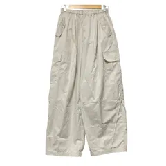未使用 23SS ETRE TOKYO エトレトウキョウ ナイロン ワークパンツ 1223120002 サイズM アイボリー  レディース 古着 中古 USEDのサムネイル