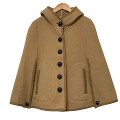 良品 MACKINTOSH マッキントッシュ DREM ウール フーディ ポンチョ コート ジャケット サイズ34 ベージュ レディース 古着 中古 USEDのサムネイル