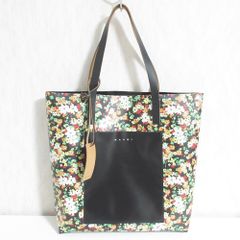 美品✨MARNI マルニ・トートバッグ 肩掛け 大容量 レザーポーチと保存 