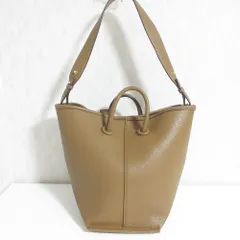 美品 green label relaxing グリーンレーベルリラクシング ユナイテッドアローズ レザー2WAY ハンドバッグ ショルダーバッグ ブラウン レディース 古着 中古 USEDのサムネイル