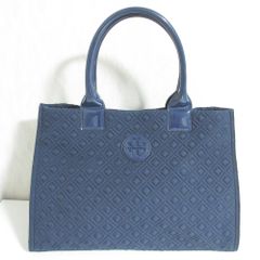 Tory Burch キルティング トートバッグ ネイビー - メルカリ