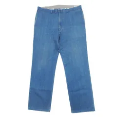 良品 Papas パパス ストレート デニム パンツ ストレッチ ジーンズ ジーパン Gパン ボトムス 54/XL ライトインディゴ ブルー メンズ 古着 中古 USEDのサムネイル