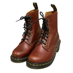 良品 Dr.Martens ドクターマーチン clemency クレメンシー 8ホール レザー ブーツ UK4 約23cm ブラウン レディース 古着 中古 USED