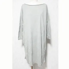 美品 evam eva エヴァムエヴァ linen one-piece リネン ニット ワンピース E241K161 サイズM グレー レディース 古着 中古 USEDのサムネイル