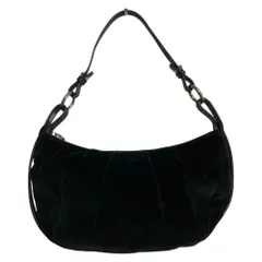 美品 LAUREN RALPH LAUREN ローレンラルフローレン ベロア アクセサリーポーチ ブラック レディース 古着 中古 USEDのサムネイル