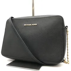 【美品】MICHAEL KORS　マイケルコース　ショルダーバッグ　クロスボディ　サフィアーノ　ブラック　4433のサムネイル