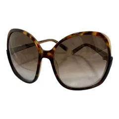 美品 DSQUARED2 ディースクエアード べっ甲柄 マーブル サングラス DQ 0066 58□15 130 ブラウン レディース 古着 中古 USEDのサムネイル