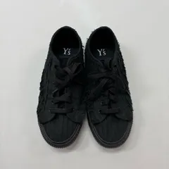 良品 Y's ワイズ Yohji Yamamoto ヨウジヤマモト CUTTINGS CANVAS SNEAKER カッティング キャンバス スニーカー BLACK サイズ 3 806-0050のサムネイル