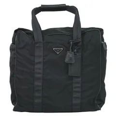 本物 プラダ PRADA ナイロン ボストンバッグ トラベルバッグ ハンドバッグ ブラック バッグ 中古・のサムネイル