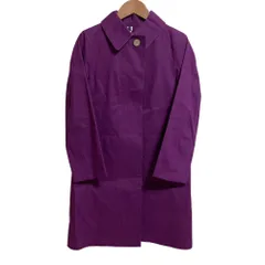 美品 MACKINTOSH マッキントッシュ ゴム引きコート ステンカラーコート サイズ32 パープル レディース 古着 中古 USEDのサムネイル