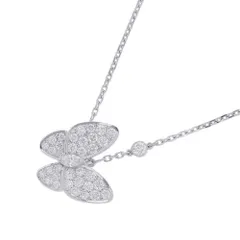 ヴァンクリ ネックレス ドゥ パピヨン ペンダント ダイヤモンド 36P 計0.88ct K18WGホワイトゴールド VCARO3M400のサムネイル