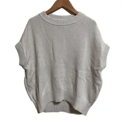 美品 24SS theory luxe セオリーリュクス LAST WORD BOUQUET ニットベスト サイズ38 グレー レディース 古着 中古 USEDのサムネイル