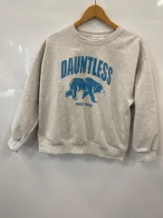 PA66⚫︎MUHET⚫︎ミュエータ⚫︎長袖スウェット⚫︎トレーナー●クルーネック⚫︎プリント⚫︎size S⚫︎レディース⚫︎グレーのサムネイル