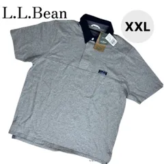 新品タグ付き　L.L.Bean　エルエルビーン　メンズ　ポロシャツ　半袖　グレー　XXLのサムネイル