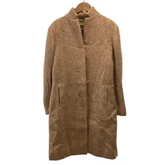 美品 JIL SANDER ジルサンダー モヘヤ シャギーコート 34 ベージュ レディース 古着 中古 USEDのサムネイル