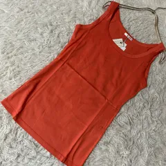 《美品》INÉD de base タンクトップ オレンジ 9 着回し 重ね着のサムネイル
