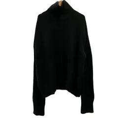 良品 GIVENCHY ジバンシィ 4G刺繍 タートルネック カシミヤ100％ ニットセーター BM90PE4YFT サイズM ブラック メンズ 古着 中古 USEDのサムネイル