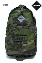 【定価3万1900円】新品 bravo × UNDER R(ロンハーマン) OAKLAND BLOCK(バックパック) グリーン リュックのサムネイル