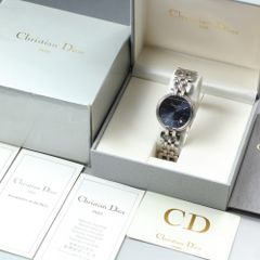 極美品12Pダイヤ】ディオール バギーラ D44-120 クォーツ レディース