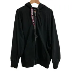美品 ARMANI EXCHANGE アルマーニエクスチェンジ ジップアップパーカー サイズXS ブラック レディース 古着 中古 USEDのサムネイル