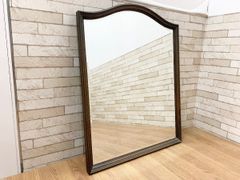 週末値下げ❗️【美品】ZARA HOME ゴールド ウッド ウォールミラー