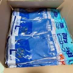 ☆未使用 福助工業 ポリ風呂敷 水玉 ブルー 中 500枚（100枚×5冊