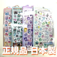 正規品 クーリア ボンボンドロップシール 4種 セット ちょこみんボンボン まじょねこボンボン ういっしゅボンボン すいーつボンボン