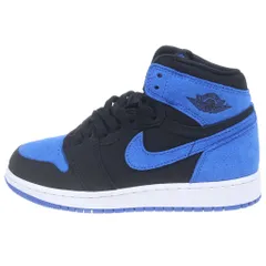NIKE (ナイキ) AIR JORDAN 1 RETRO HIGH OG GS ROYAL REIMAGINED FD1437-042 エアジョーダン1 ロイヤルリイマジンド ハイカットスニーカー レディース US4Y/23cm