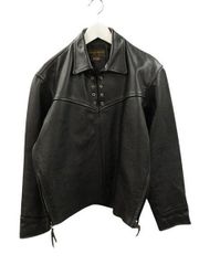 バンソン VANSON デンバー レザー プルオーバー ジャケット サイド