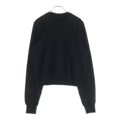 Rick Owens (リックオウエンス) 24SS Cropped Crewneck Sweat クロップドクルーネックスウェット ブラック RU01D3289のサムネイル