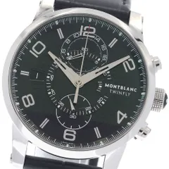 モンブラン MONTBLANC 7175 タイムウォーカー ツインフライ デイト クロノグラフ 自動巻き メンズ 良品 _961478のサムネイル