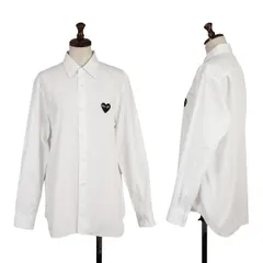 プレイ コムデギャルソンPLAY COMME des GARCONS ハートワッペンシャツ 白Sのサムネイル