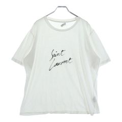 美品 サンローランパリ XLサイズ リップシガー スモーキング Tシャツ