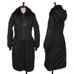 ジュンヤワタナベ コムデギャルソンJUNYA WATANABE COMME des GARCONSミリタリープルオーバーフーテッドコート 黒Mのサムネイル