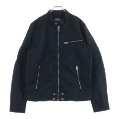 DIESEL 黒 ナイロンライダースジャケット 地面師たち 池田エライザ着用